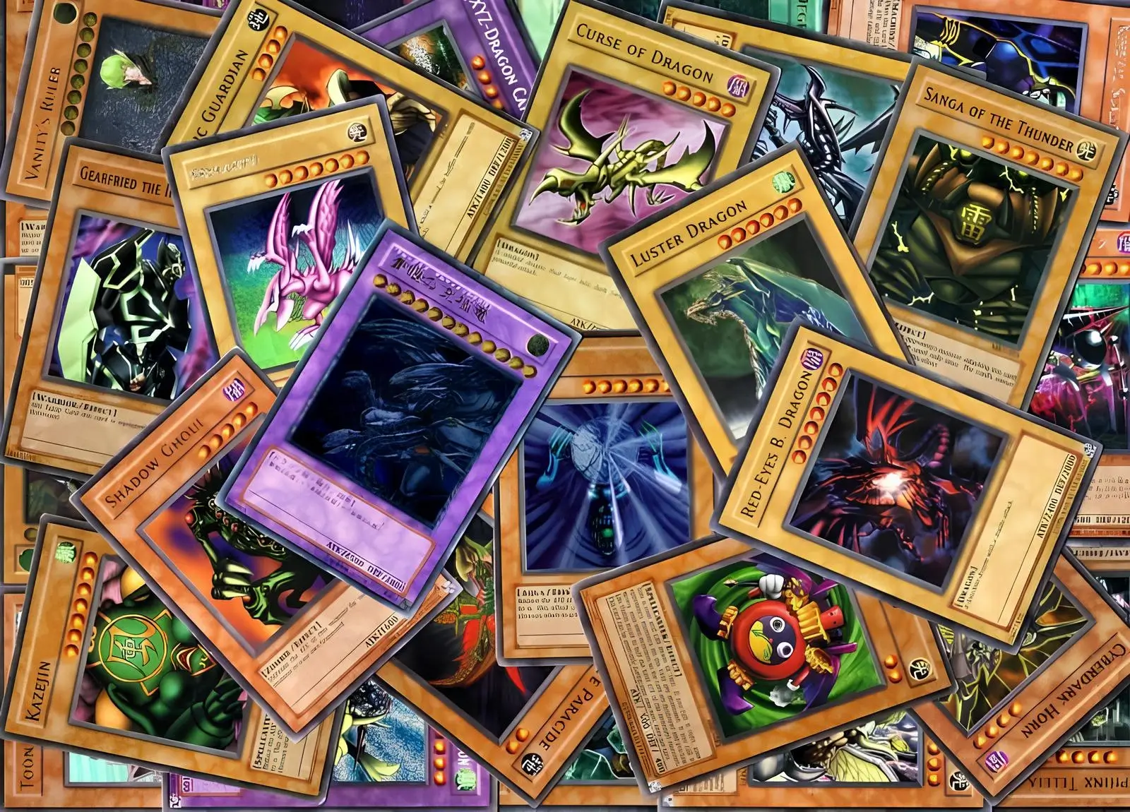 lotto di carte di yu gi oh