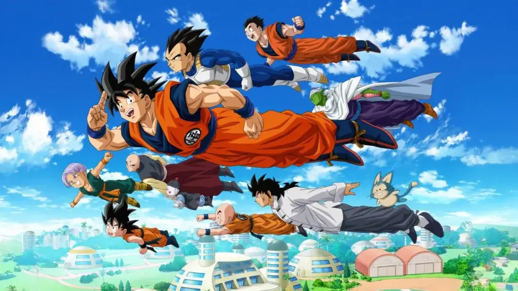 Immagine di goku e personaggi z
