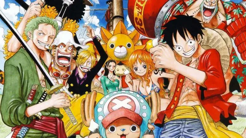 Immagine di one piece e la sua ciurma