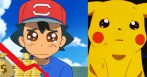Ash e pikachu tristi